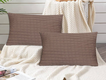Bubble Cushion Cover Square 16✘16 Inches -Mouse Skin