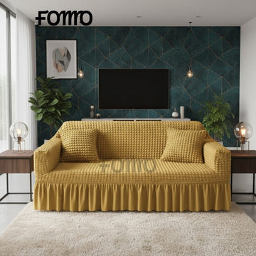 Fluffy Bubble Fabric Sofa Cover - Skin
