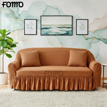 Butterfly Fabric Sofa Cover - Copper