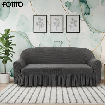 Butterfly Fabric Sofa Cover - Grey