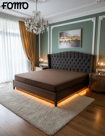Water Proof Mattress Protector  - Brown Terry Cotton Stuff