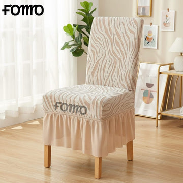 Velvet Zebra Chair Cover - Skin