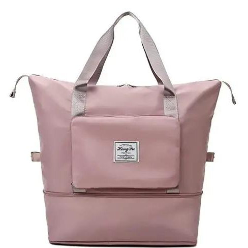 Waterproof Foldable Travel Bag - Sunset Pink