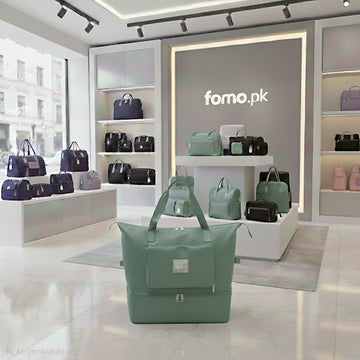 Waterproof Foldable Travel Bag - Sea Green