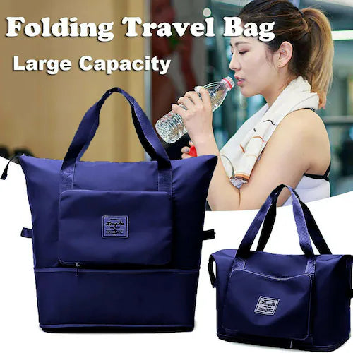 Waterproof Foldable Travel Bag - Midnight Blue
